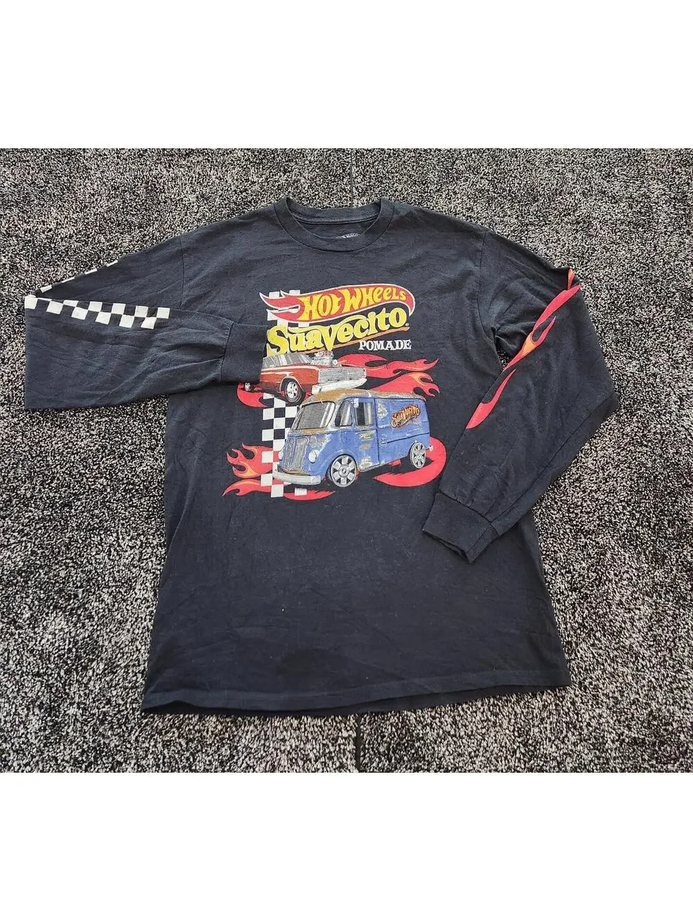 Hot Wheels x Suavecito Overdrive Long Sleeve Shirt Limited Edition Size Medium - Picture 3 of 11